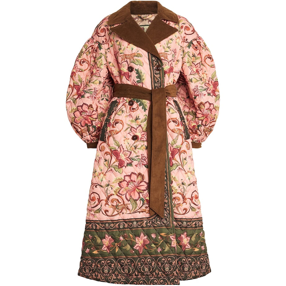 Multi x FARM Rio Quilted Cami Coat