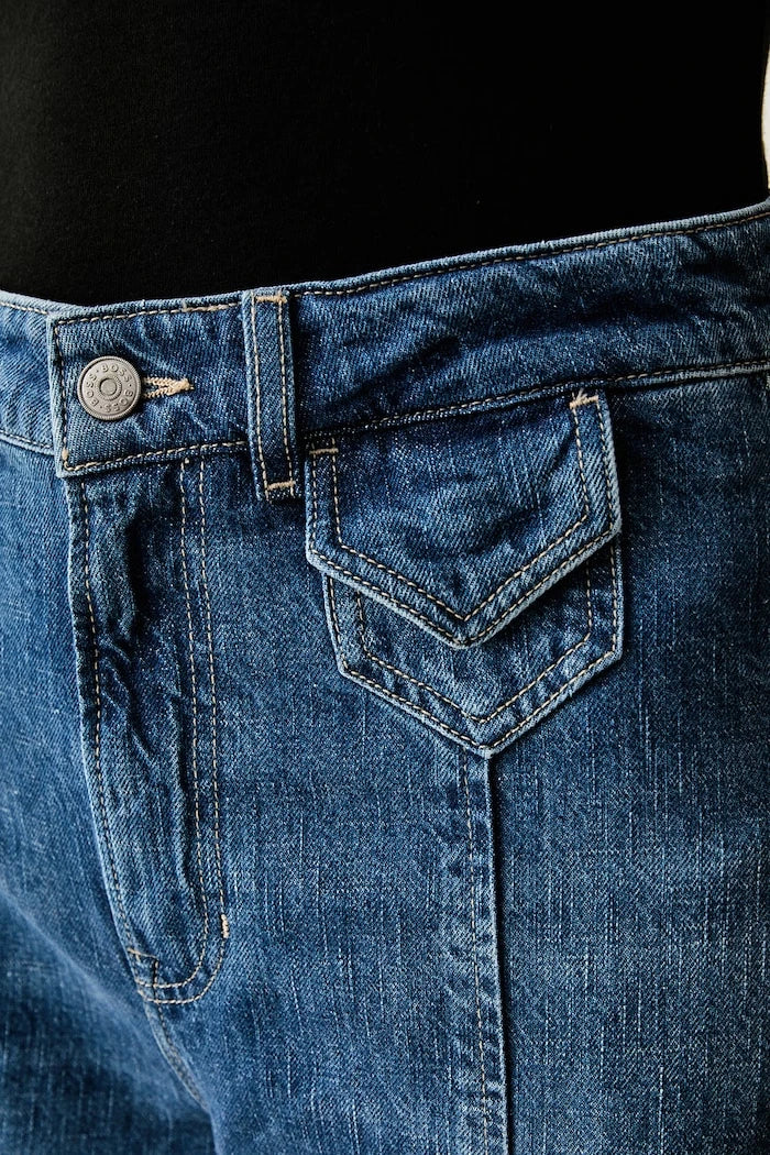 Wide leg kadın C_JANE HR kot pantolon