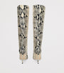 Paris Texas Multi Leather Python Print Knee-High Boots 105