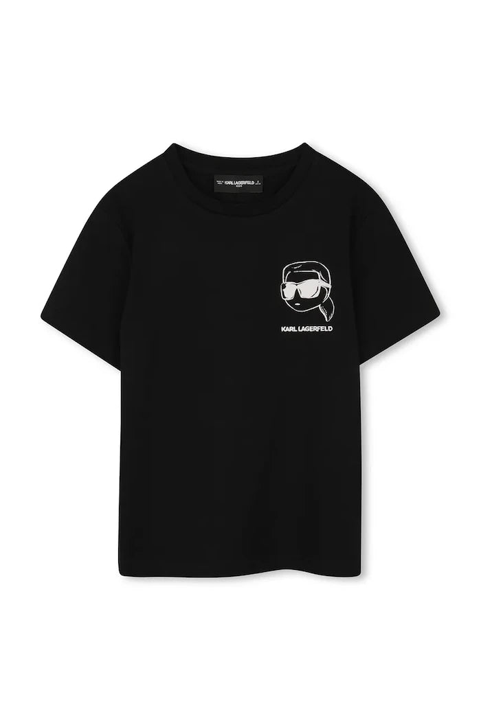 Детска памучна тениска Karl Lagerfeld