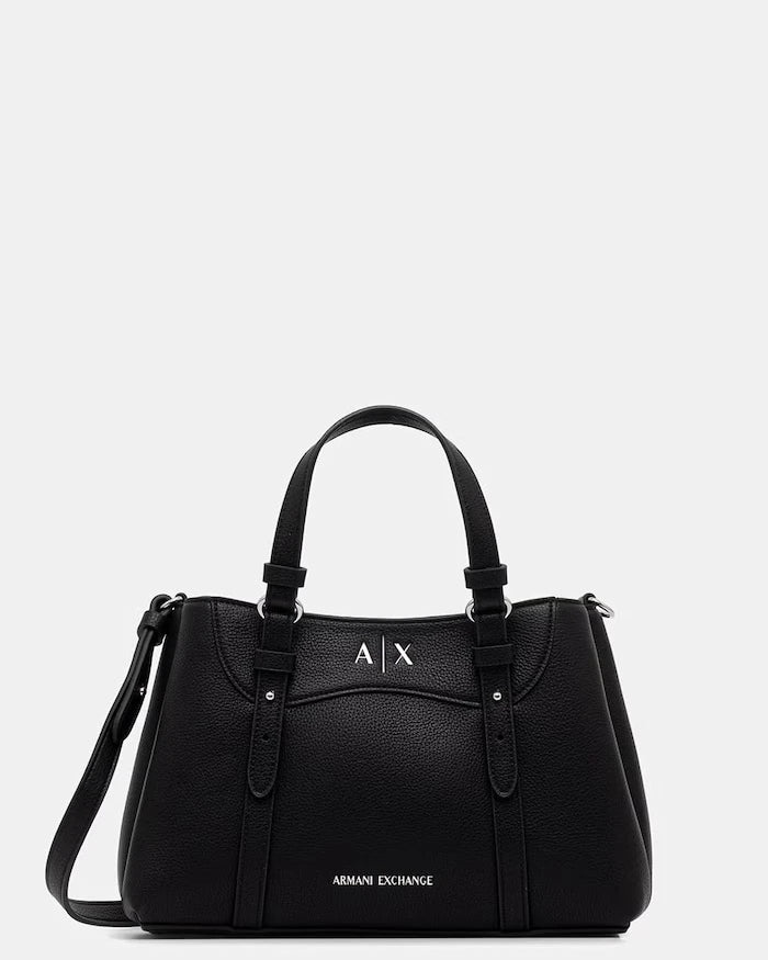 Armani Exchange kadın crossbody çanta, suni deriden
