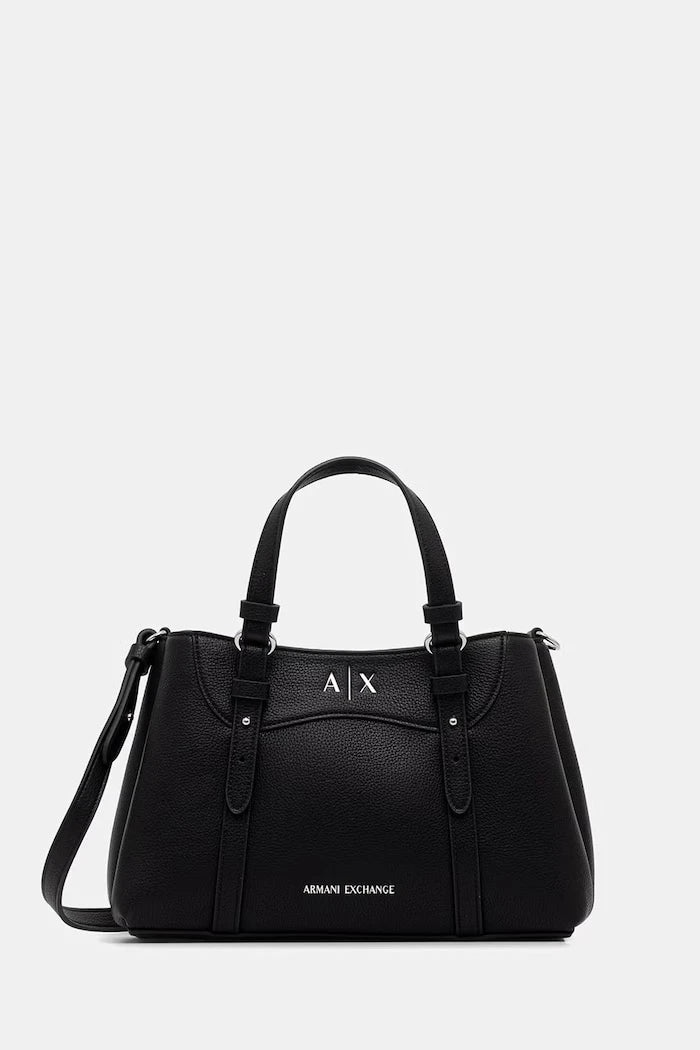 Armani Exchange kadın crossbody çanta, suni deriden