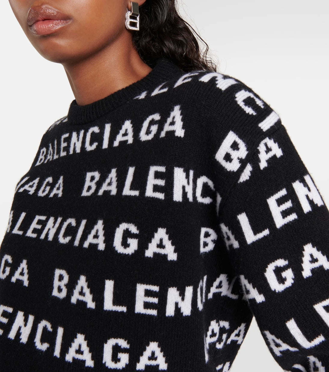Balenciaga - Logo wool sweater