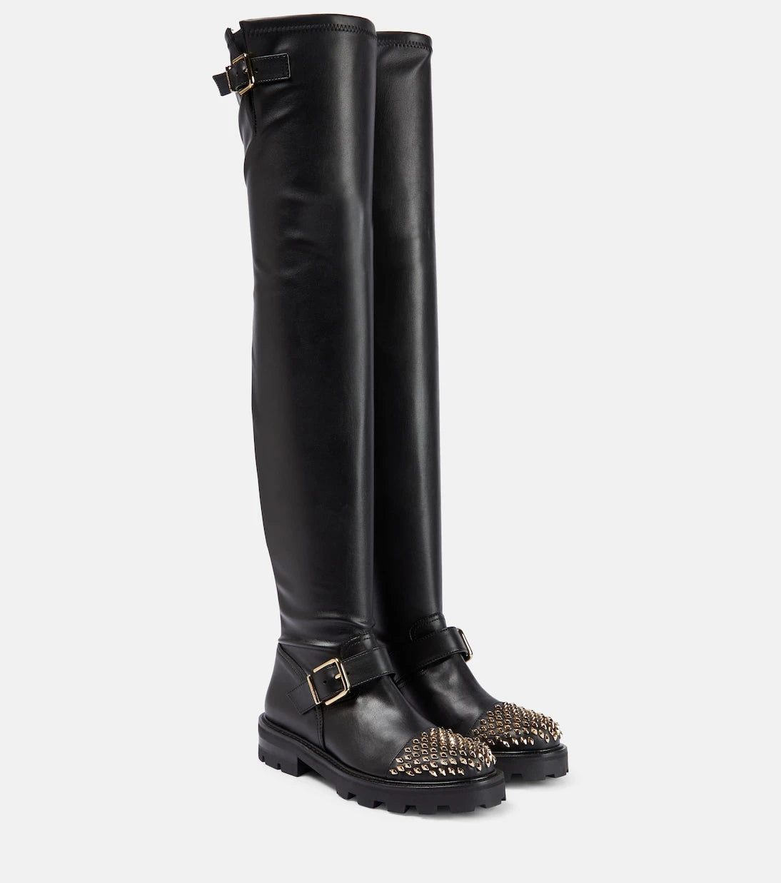 Jimmy Choo - Biker II leather over-the-knee boots
