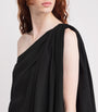 Emilia Wickstead Black Silk Draped Rosie Blouse