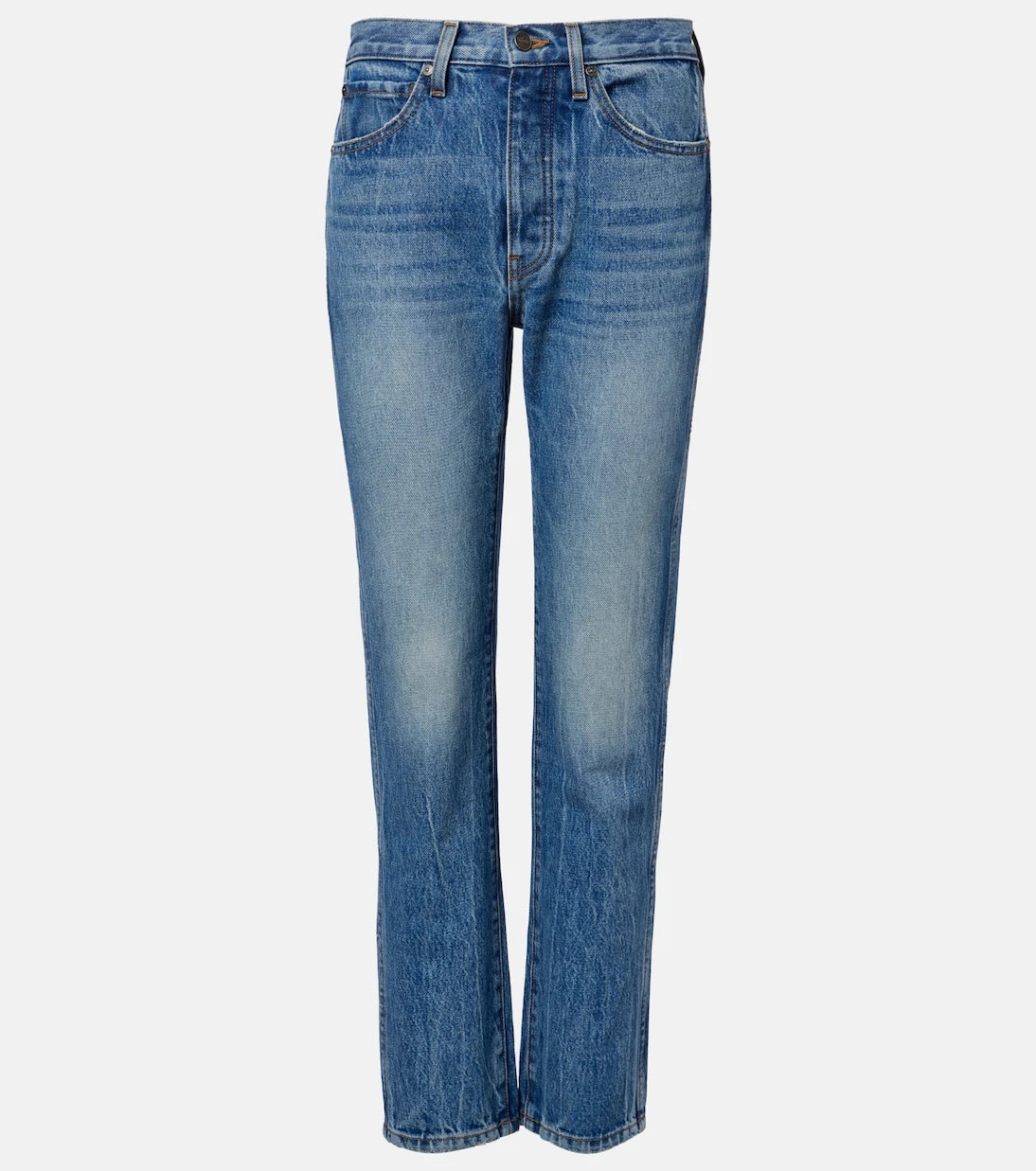 Khaite - Finley cropped straight jeans