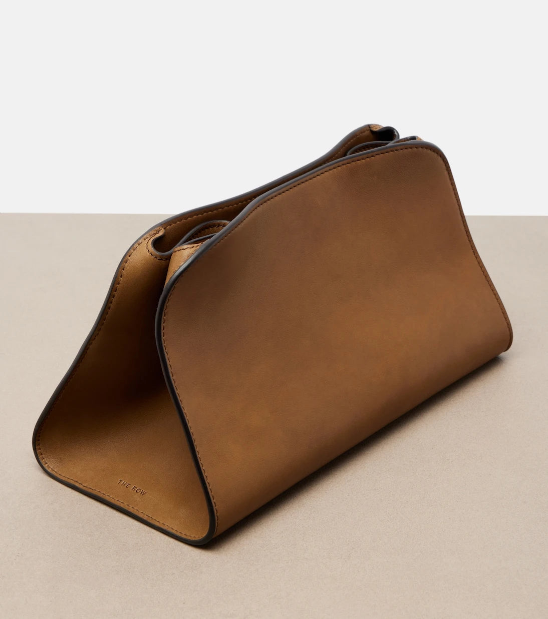 The Row - Peggy leather clutch