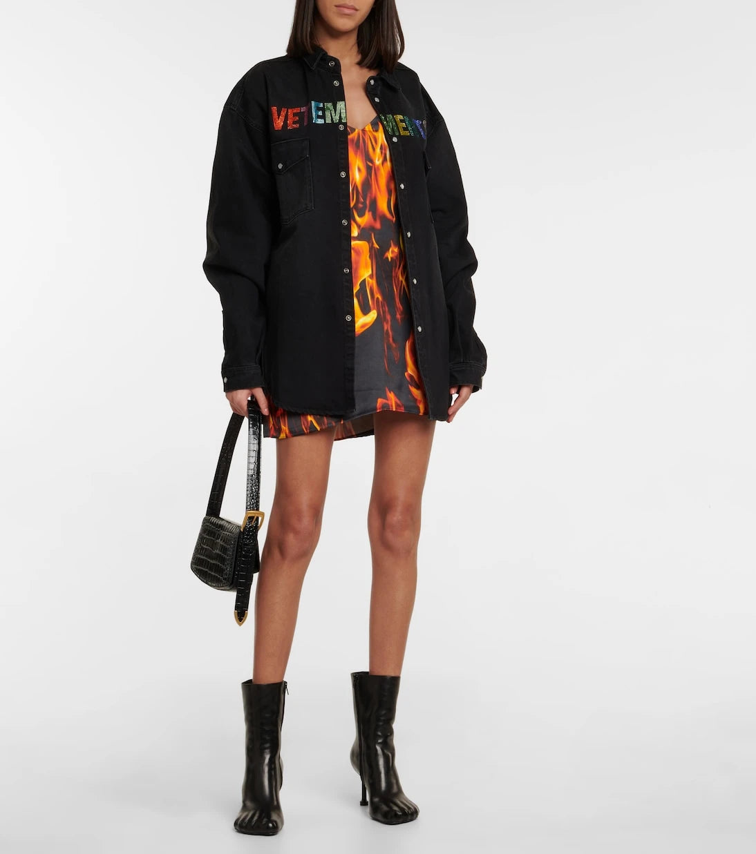 Vetements - Printed minidress