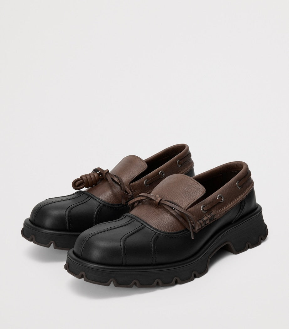 Leather Bobby Loafers