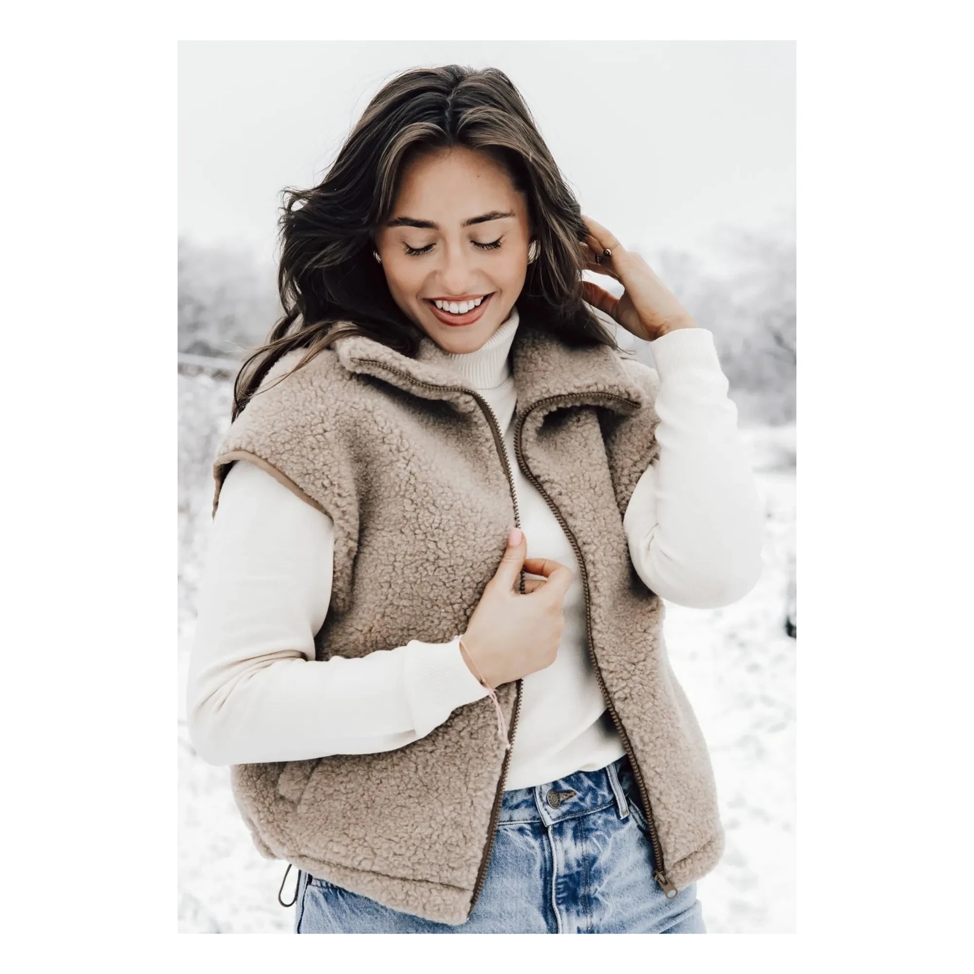 Alwero - Isla Light Sleeveless Jacket - Adult Collection | Dusty Pink