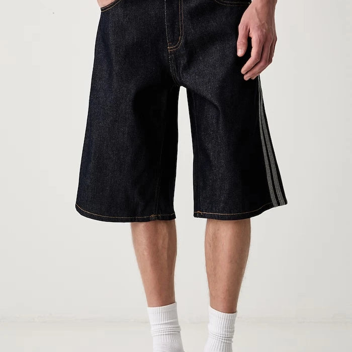 adidas Originals Firebird Erkek Denim Bermuda Şort