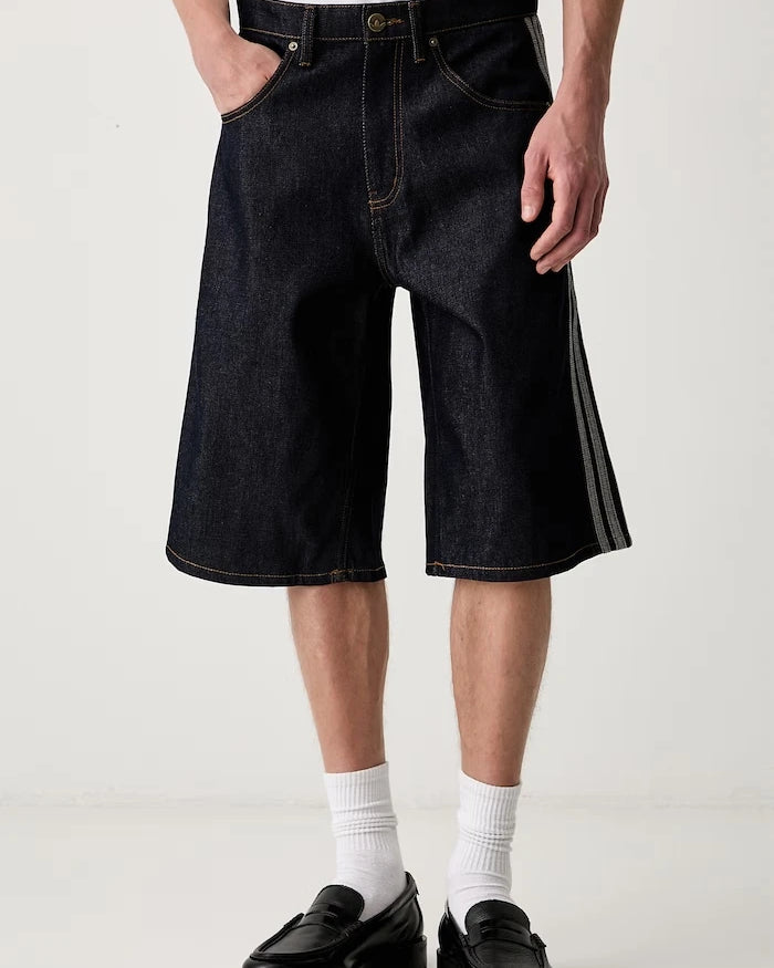 adidas Originals Firebird Erkek Denim Bermuda Şort