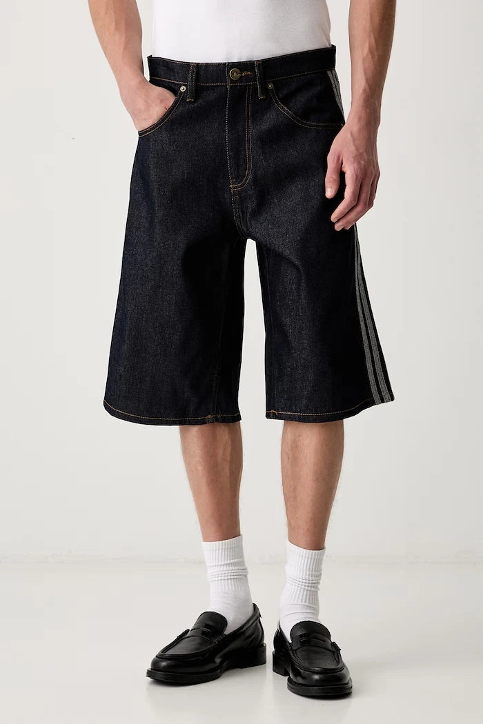 adidas Originals Firebird Erkek Denim Bermuda Şort