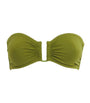 Green Show Bandeau Bikini Top