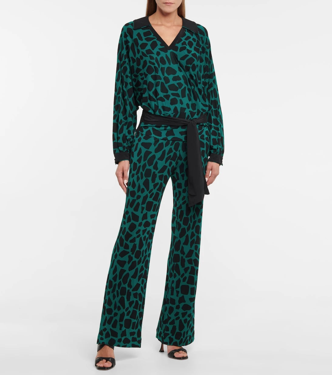 Diane von Furstenberg - Violet printed jersey top