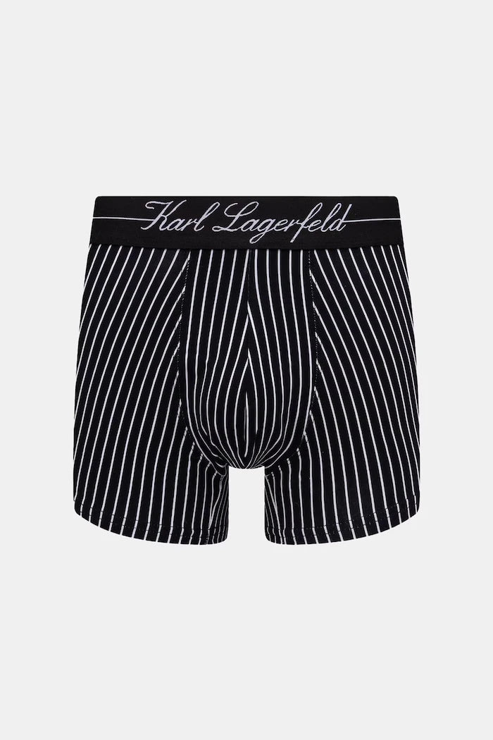 Karl Lagerfeld erkek pamuk ve elastanlı dar boxer 3'lü
