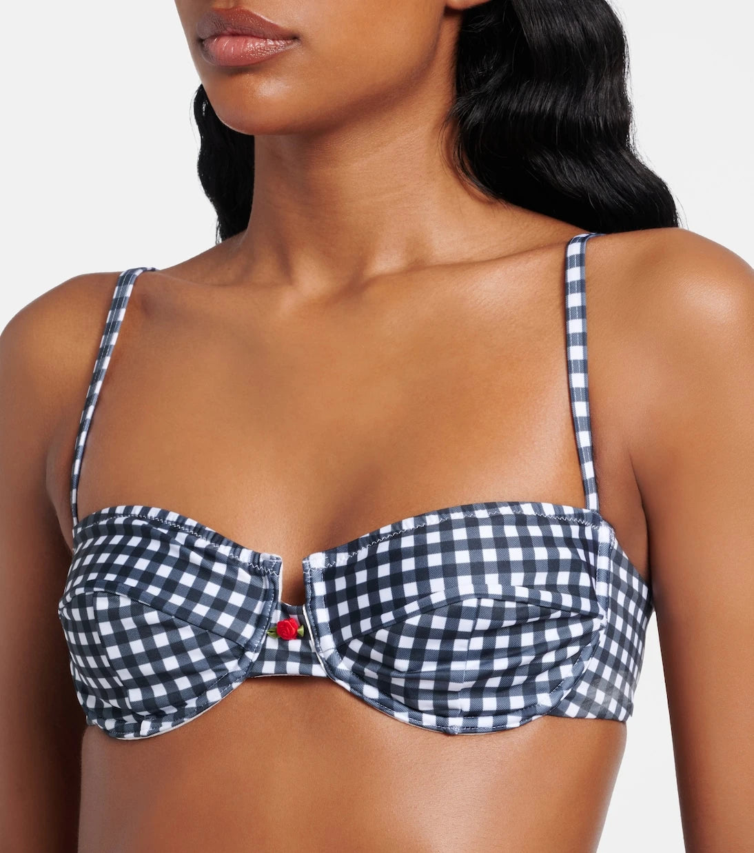 Bananhot - Esme gingham bikini top