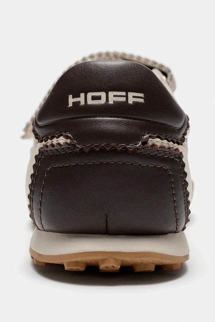 Hoff BRIDGE VELCROS BEIGE kadın deri spor ayakkabı