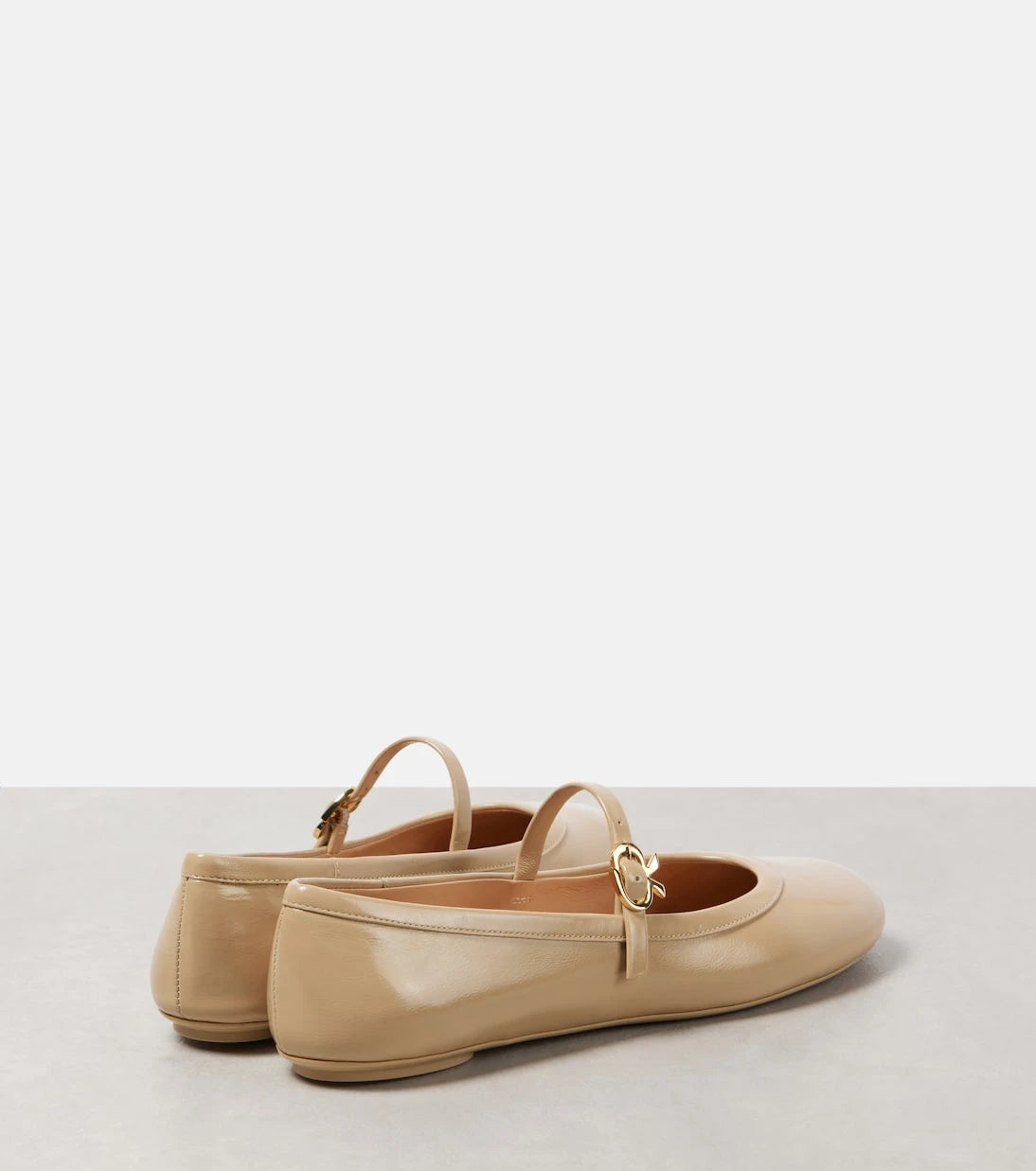 Gianvito Rossi - Carla patent leather Mary Jane flats