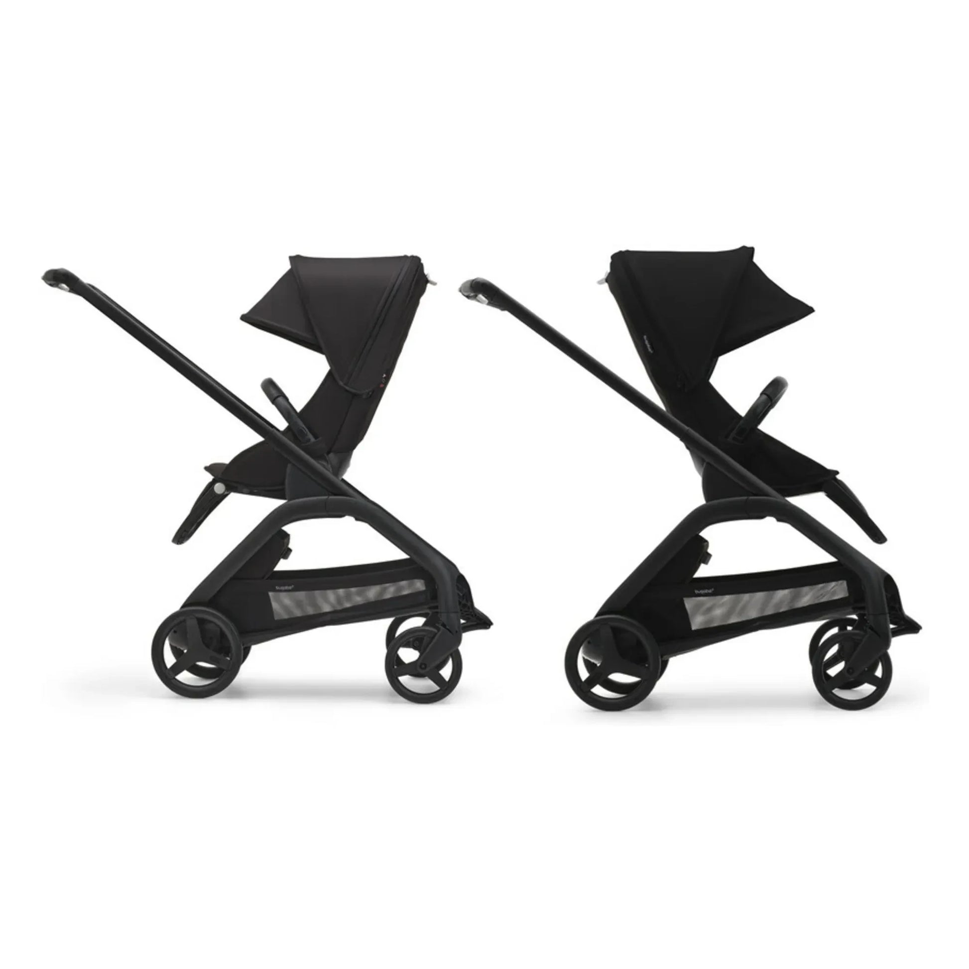Bugaboo - Bugaboo Dragonfly City Stroller complete chassis black | Taupe brown