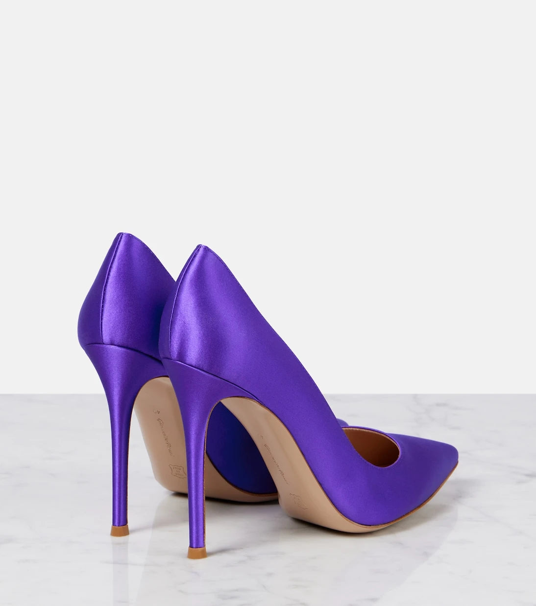 Gianvito Rossi - Gianvito 105 satin crêpe pumps