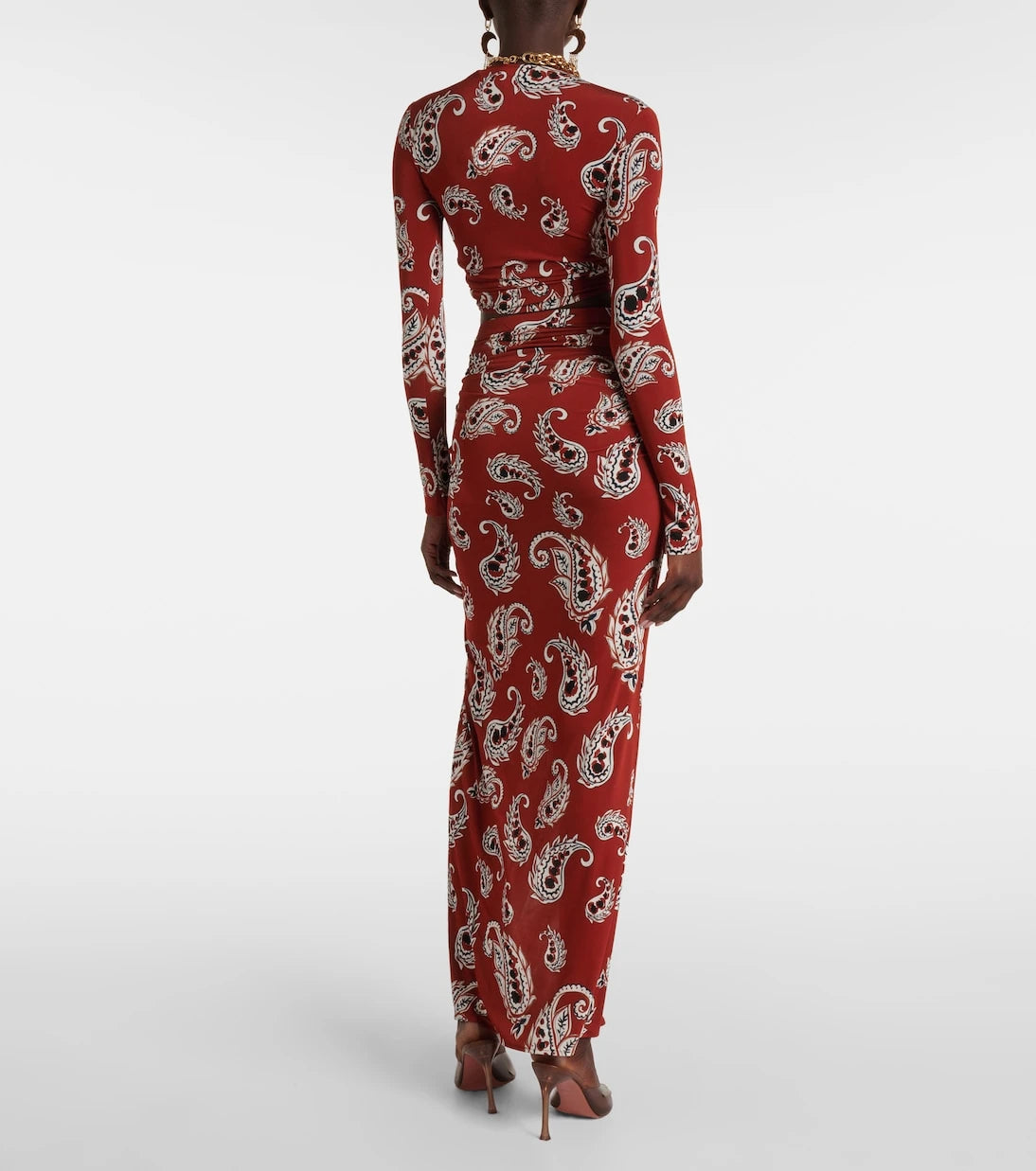 Rabanne - Paisley crop top