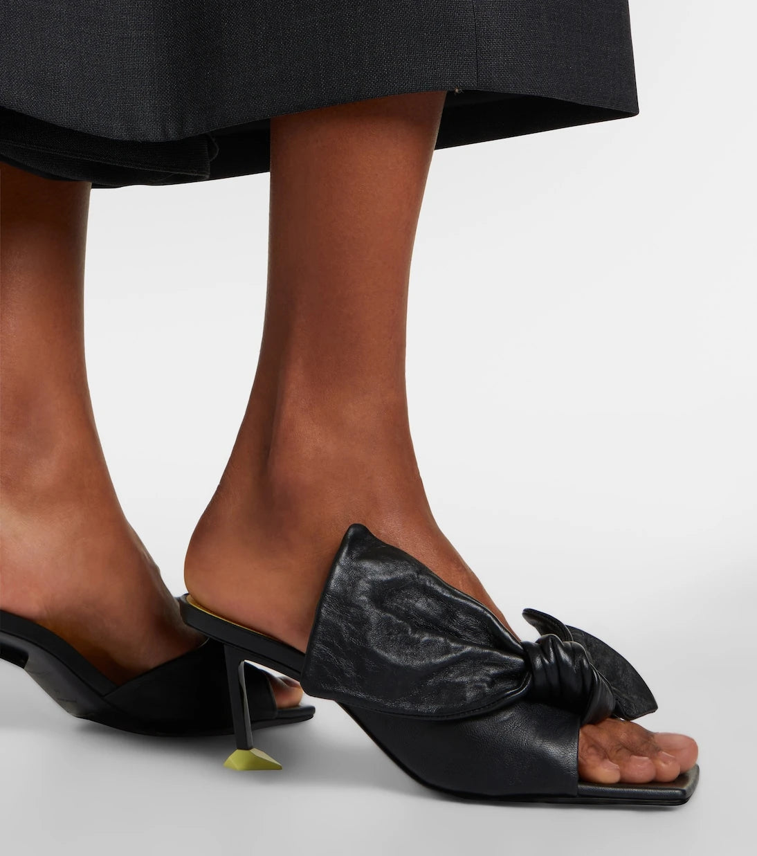 Givenchy - Boudoir Bow leather mules