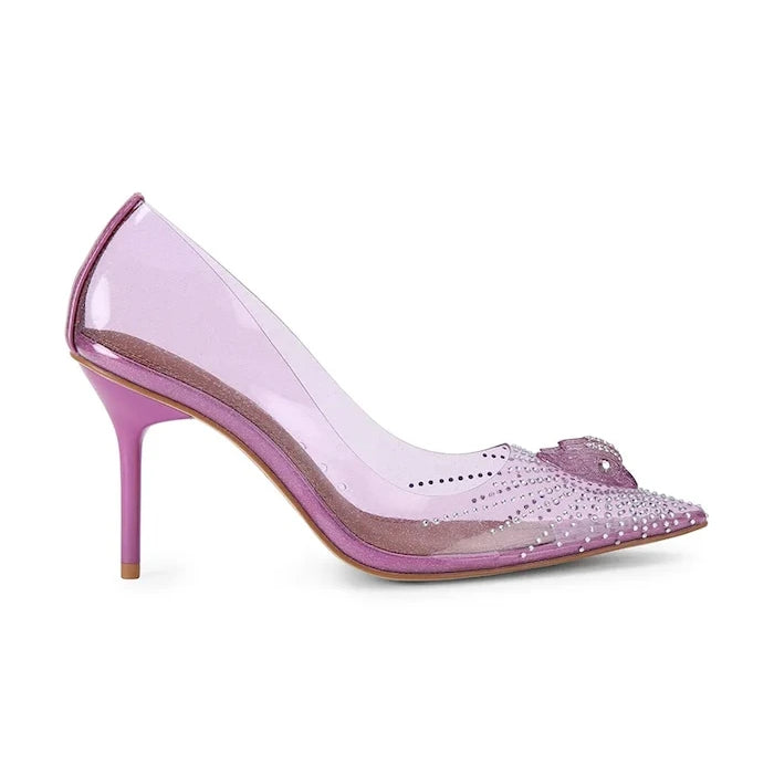 Kurt Geiger London обувки с ток Eagle Vinyl Court Viola