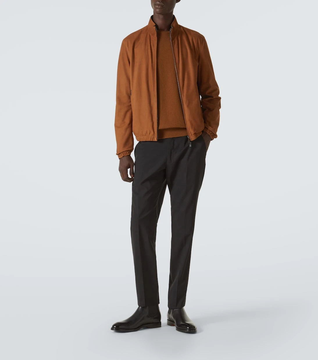 Zegna - Reversible leather blouson