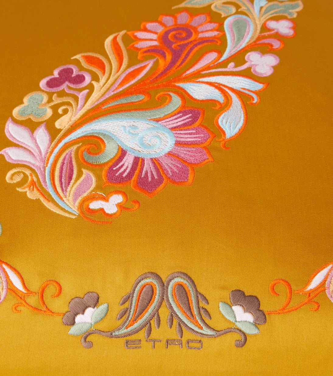 Etro - Kentia embroidered cotton cushion