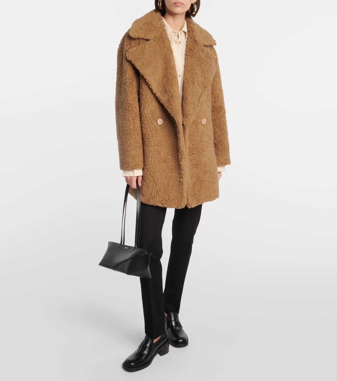 Joseph - Camel and silk coat