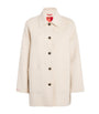 MAX&Co. White Wool-Blend Jacket