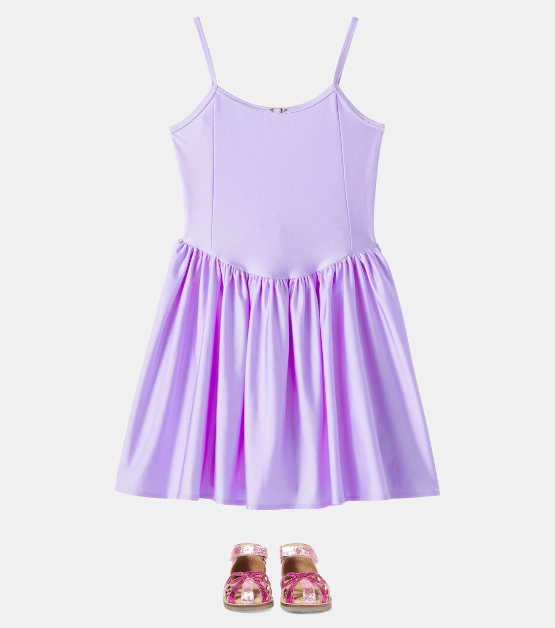 Konges Sløjd - Mousse gathered jersey dress