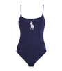 Large Polo Pony Logo Kennedy Swimsuit NAVY