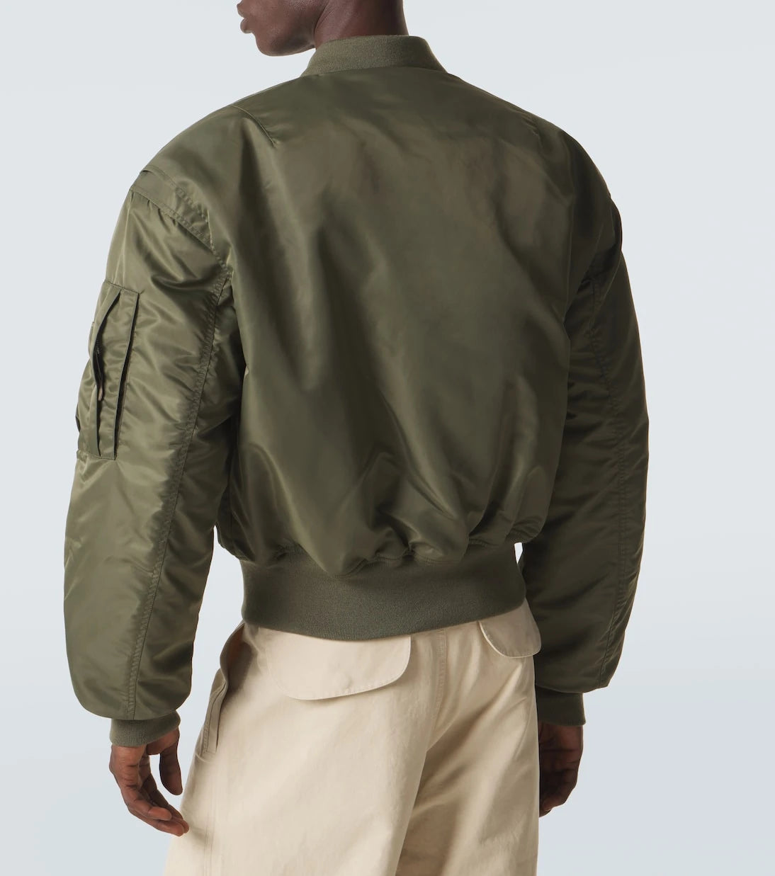 Entire Studios - Uniform cropped bomber jacket