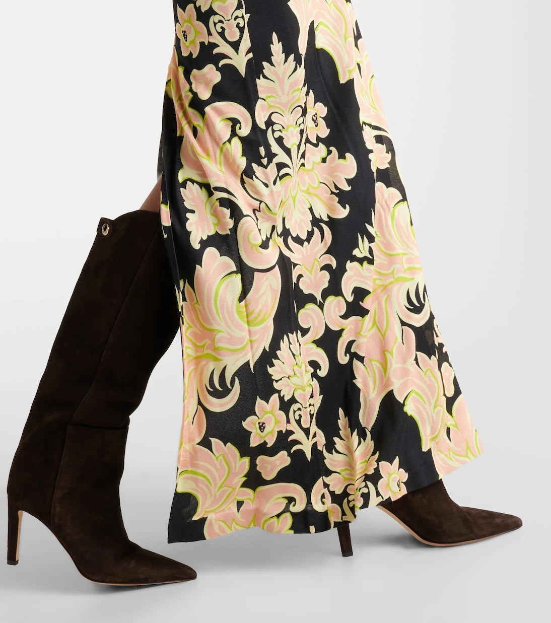 Etro - Halterneck printed maxi dress
