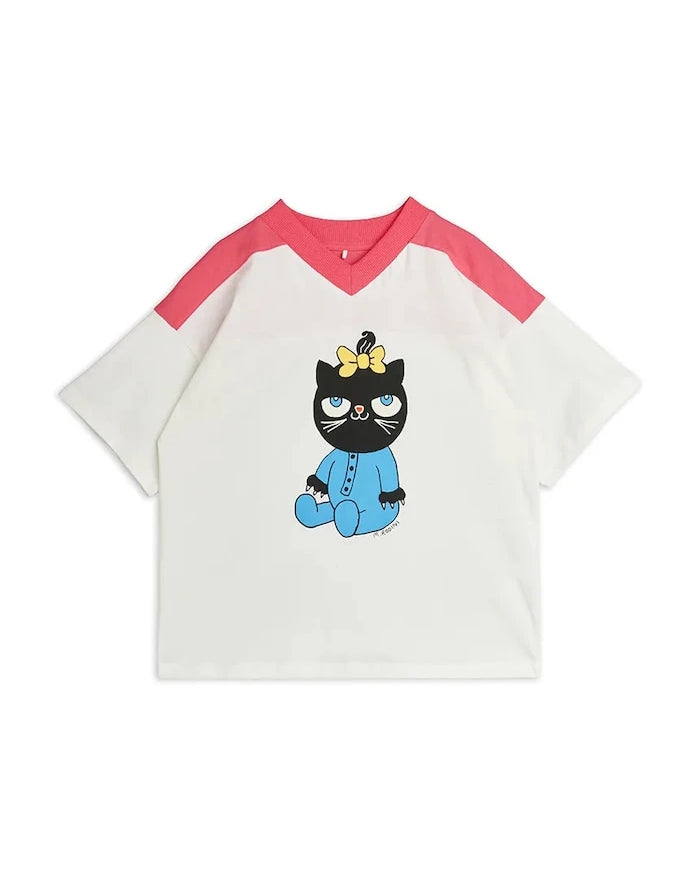 Mini Rodini pamuklu çocuk tişört Cat