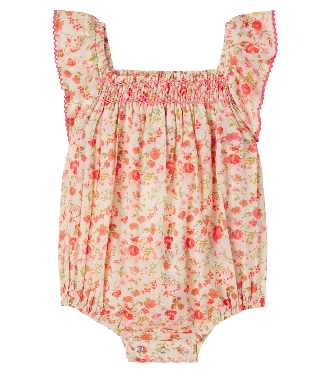 Bonton - Baby floral cotton bodysuit