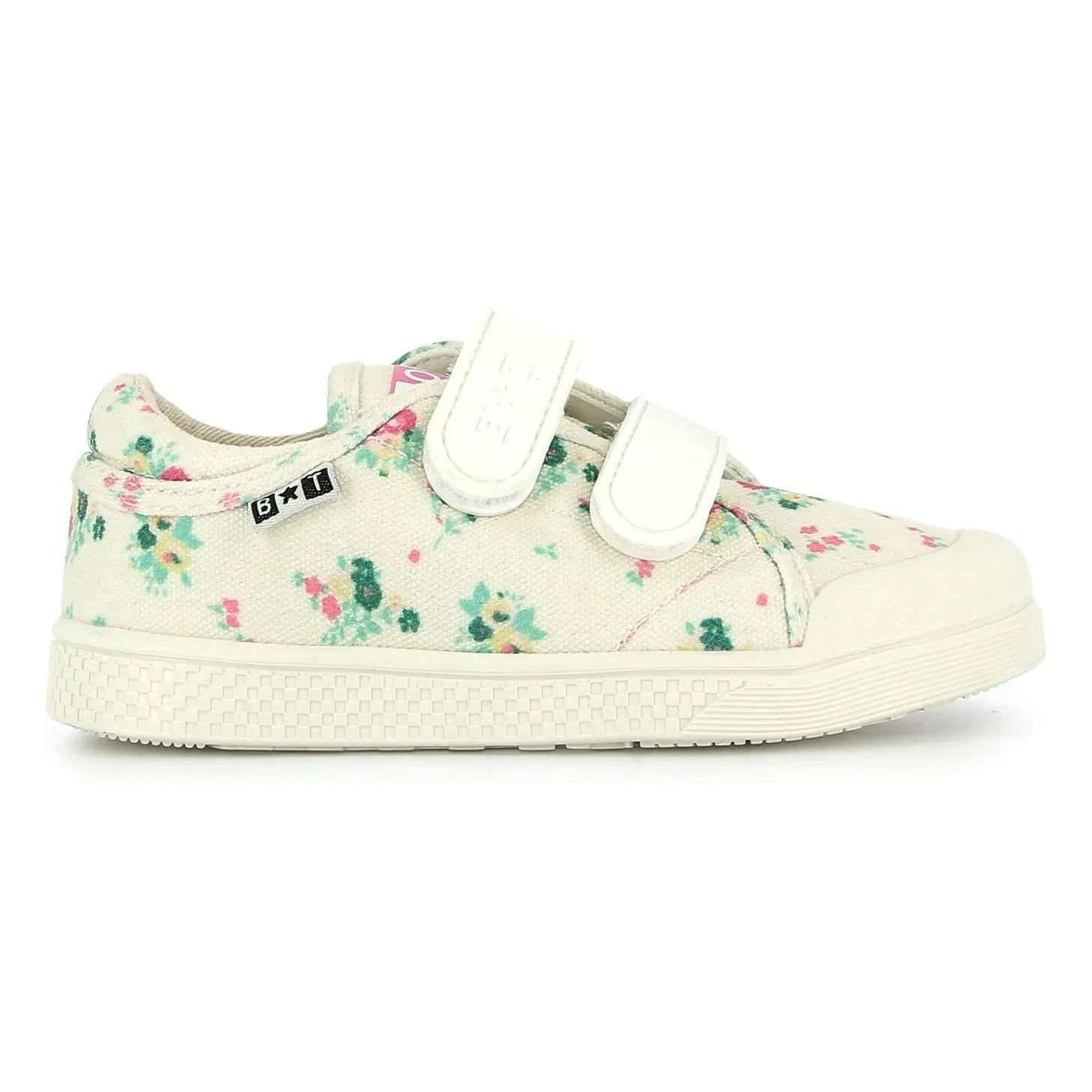 Bonton - Flowery Izy Scratch Sneakers | Ecru