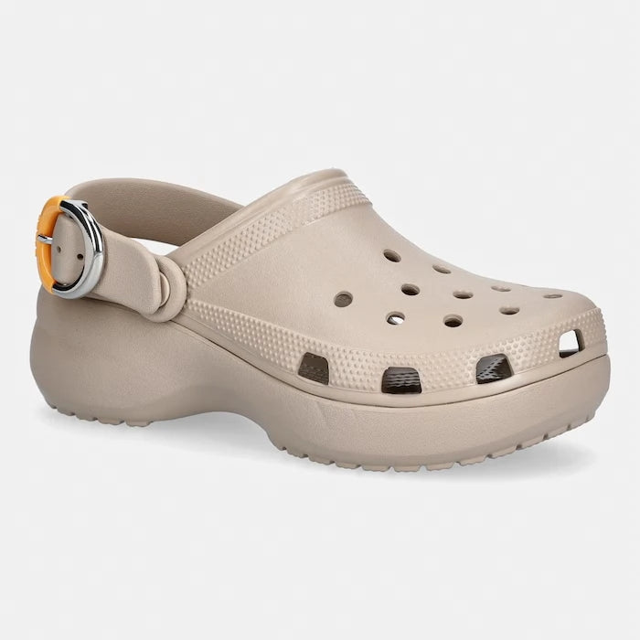 Crocs Platform Toka Detaylı Classic Platform Buckle Clog Kadın Terliği