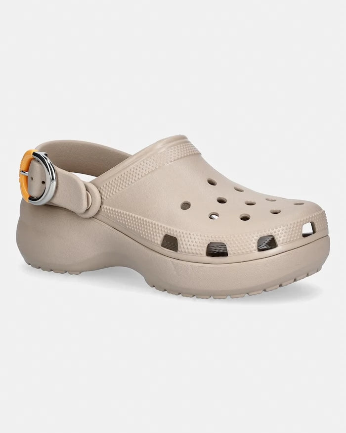 Crocs Platform Toka Detaylı Classic Platform Buckle Clog Kadın Terliği
