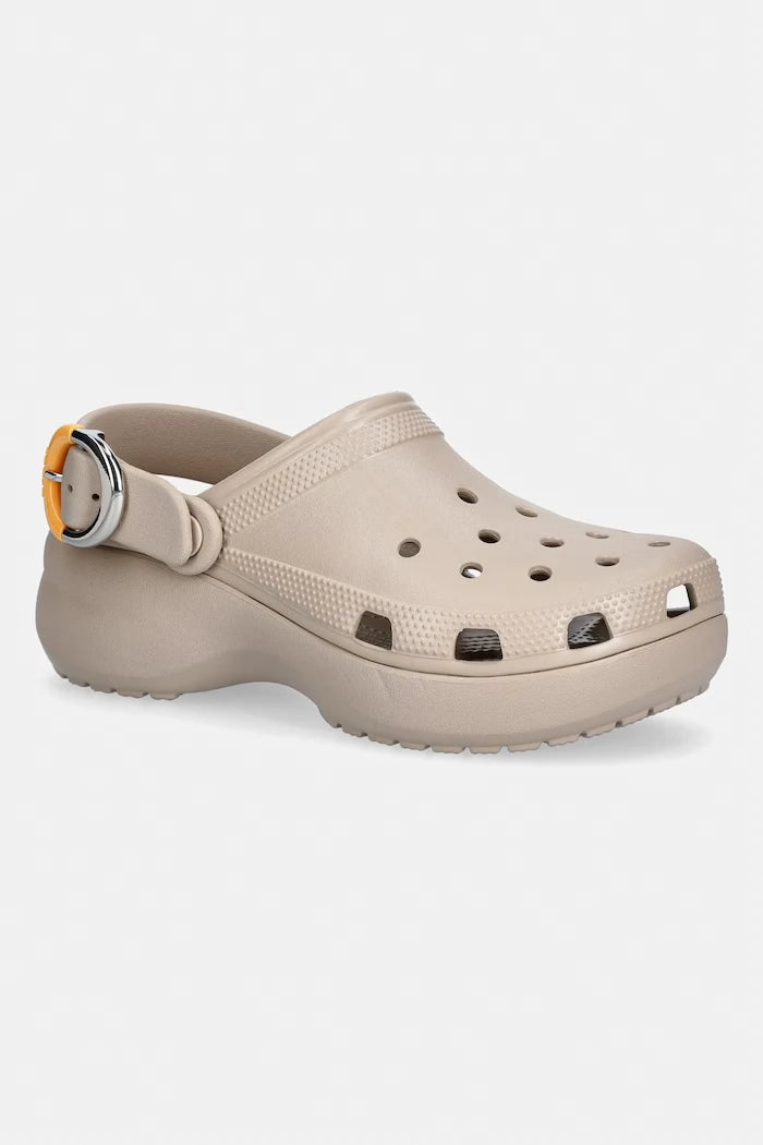 Crocs Platform Toka Detaylı Classic Platform Buckle Clog Kadın Terliği