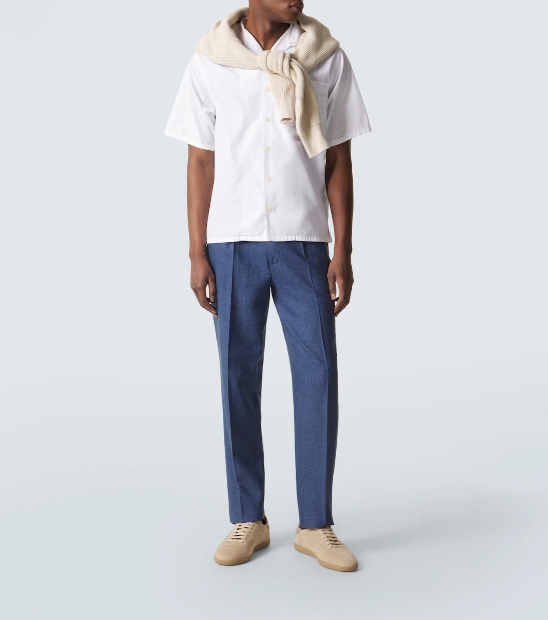 Zegna - Linen slim pants