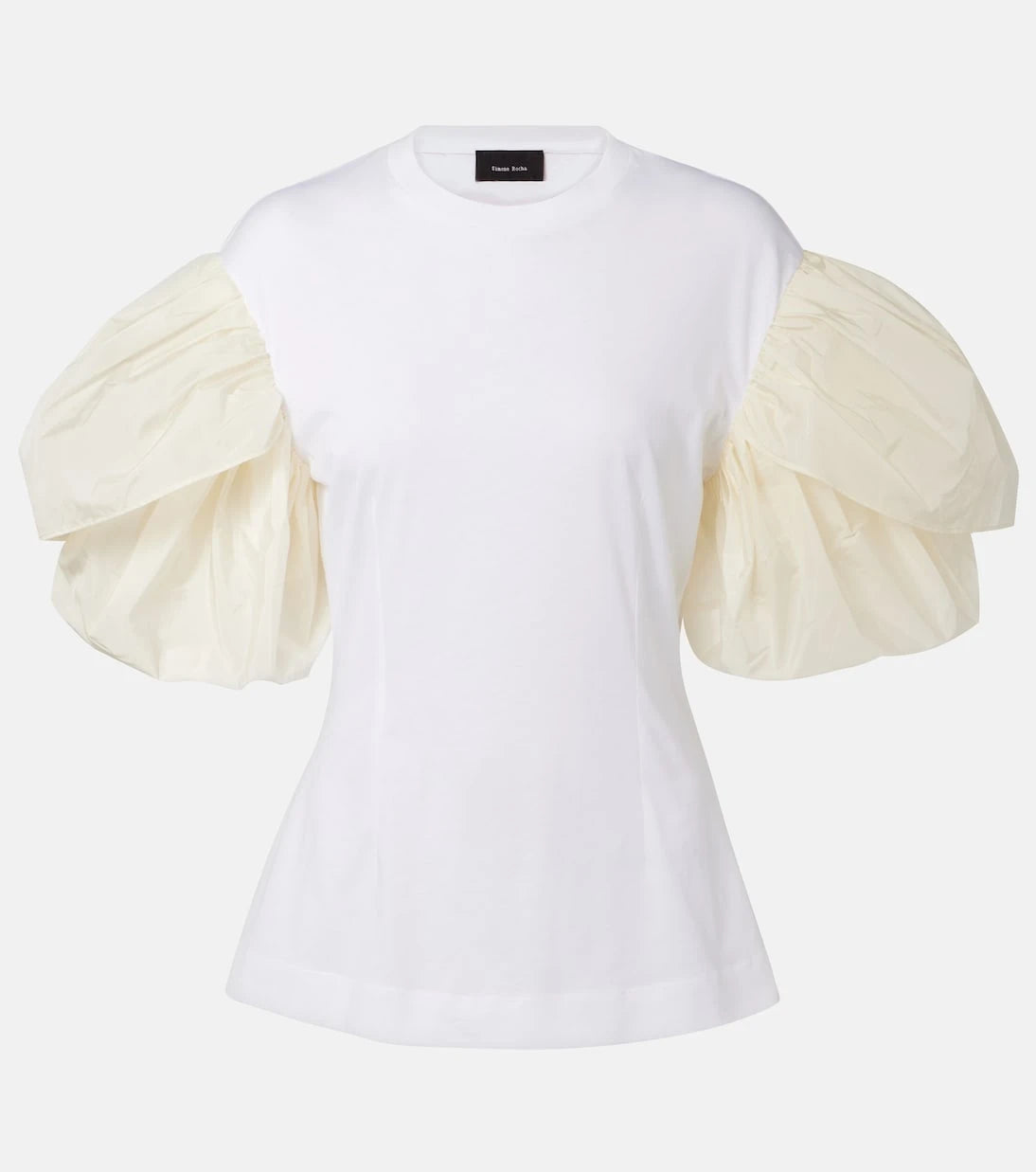 Simone Rocha - Puff-sleeve cotton jersey T-shirt
