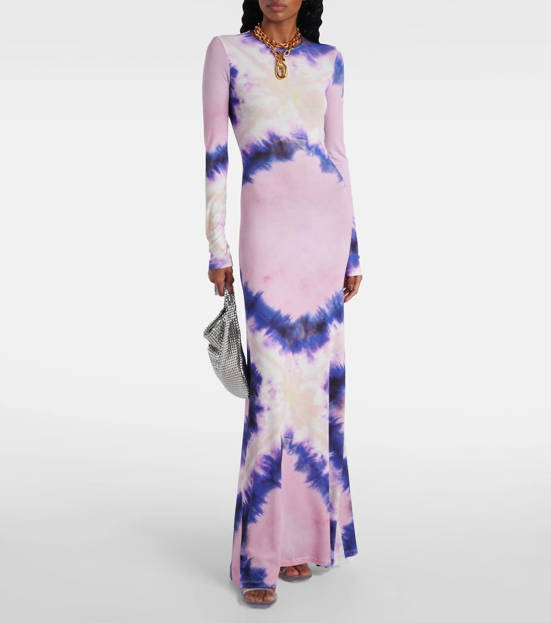 Rabanne - Dyed maxi dress