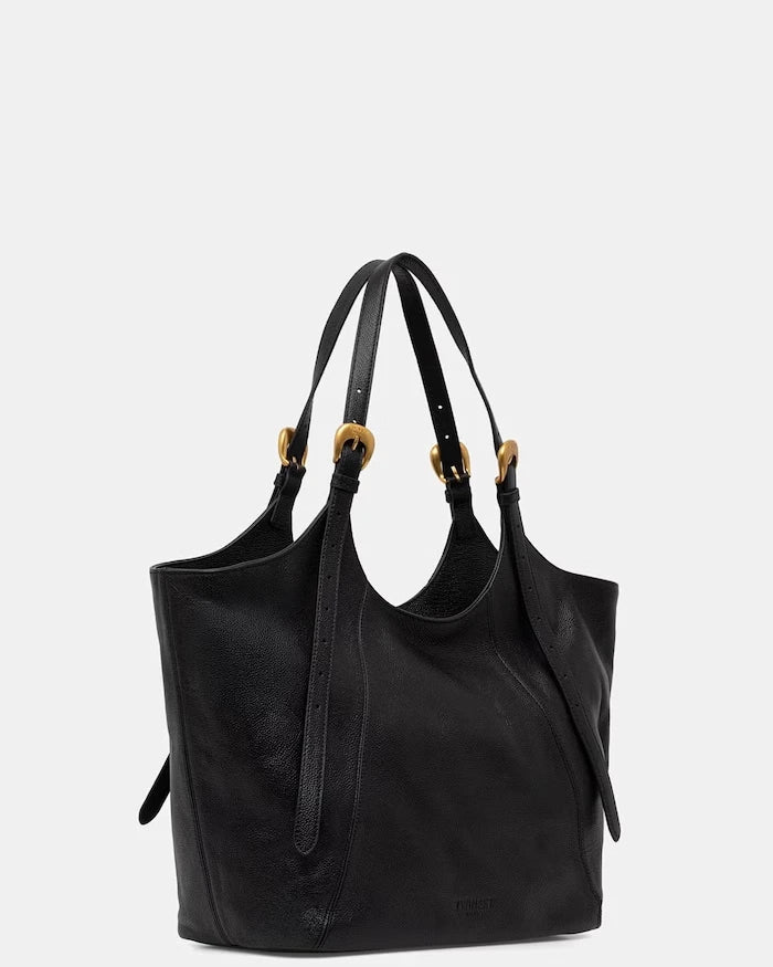 Twinset kadın deri tote çanta