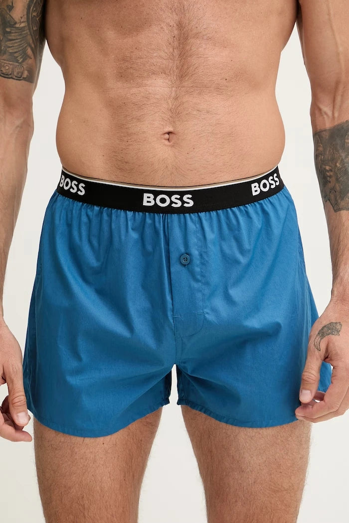BOSS боксерки мъжки от памук 2P Boxer Shorts EW 2 броя