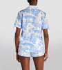 Desmond & Dempsey Blue Short Pyjama Set