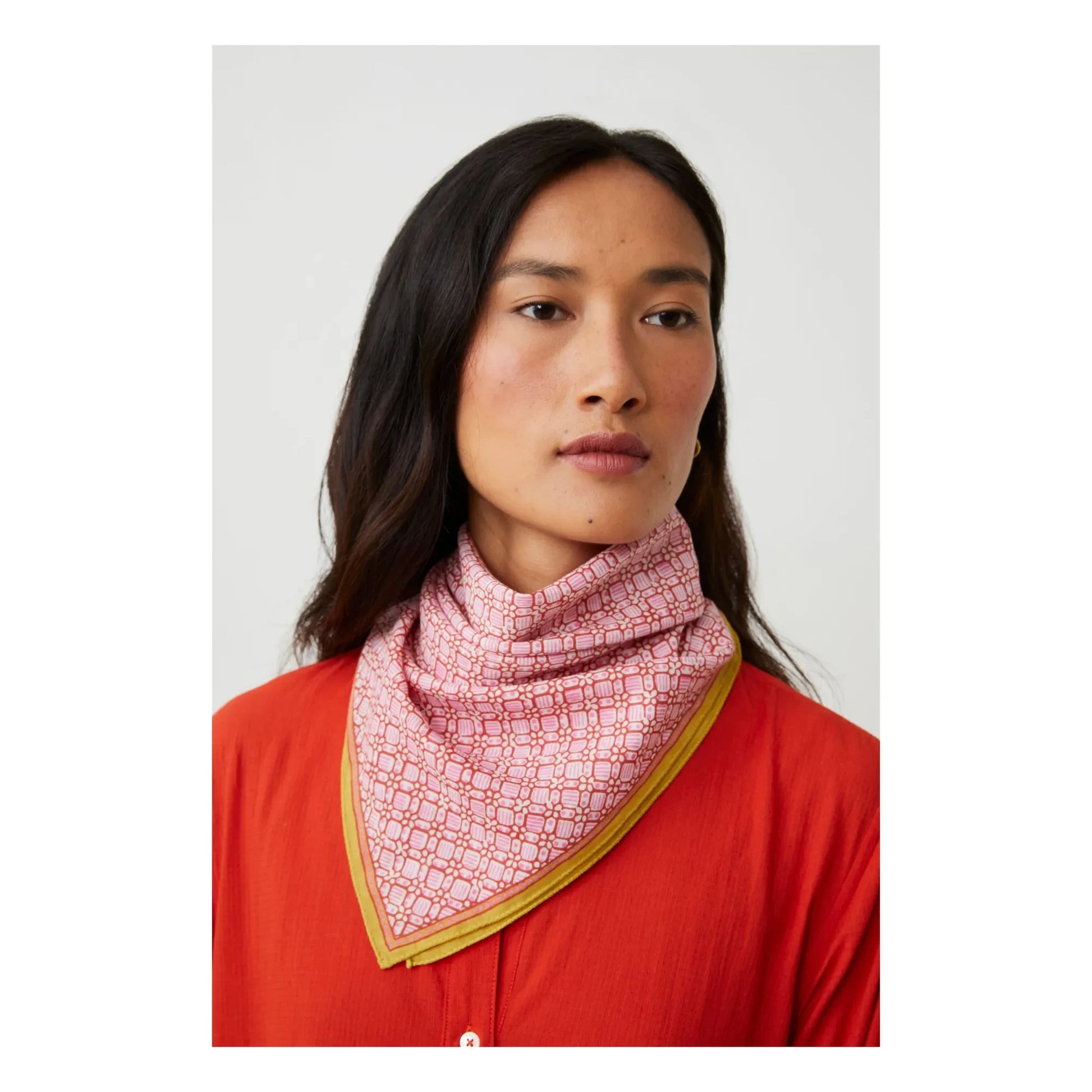 Moismont - Colette scarf N°816 Cotton | Pink