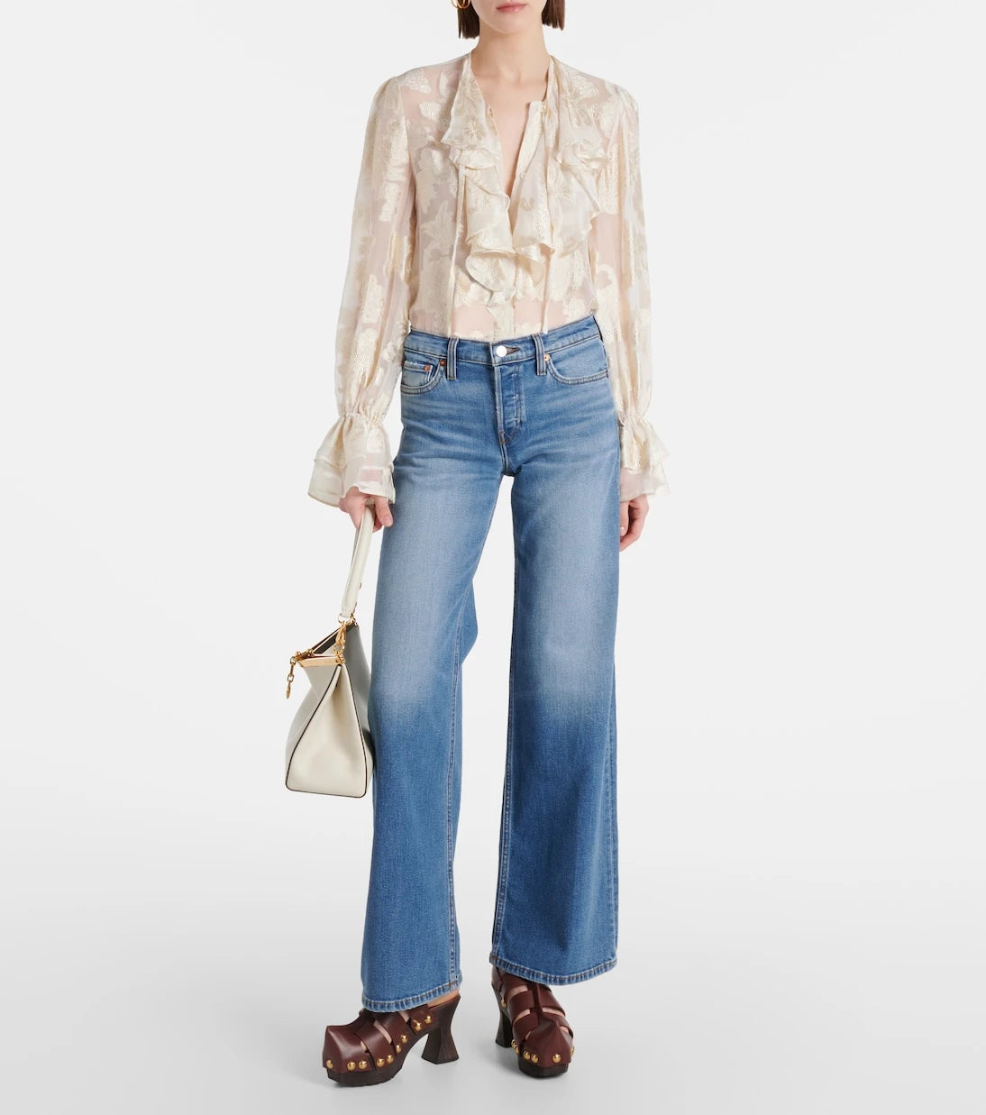 Re/Done - Mid-rise wide-leg jeans